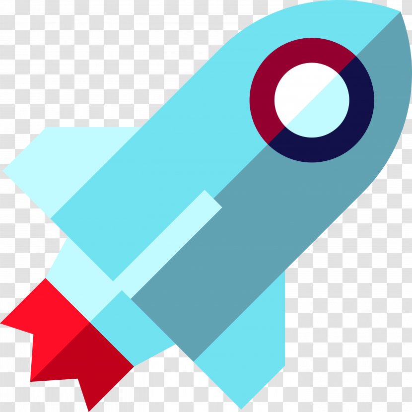 Download Rocket Spacecraft Icon - User - Blue-green Transparent PNG