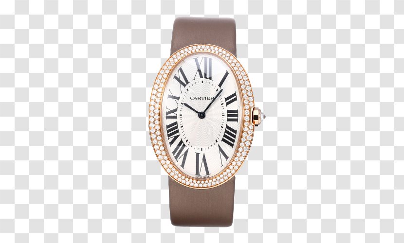 Cartier Tank Watch Diamond Gold - Bathtub Ladies Manual Mechanical Watches Transparent PNG
