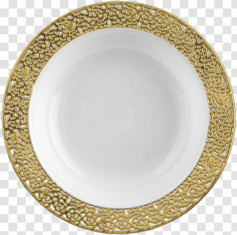 Cloth Napkins Disposable Plate Tableware Bowl - Gold Transparent PNG