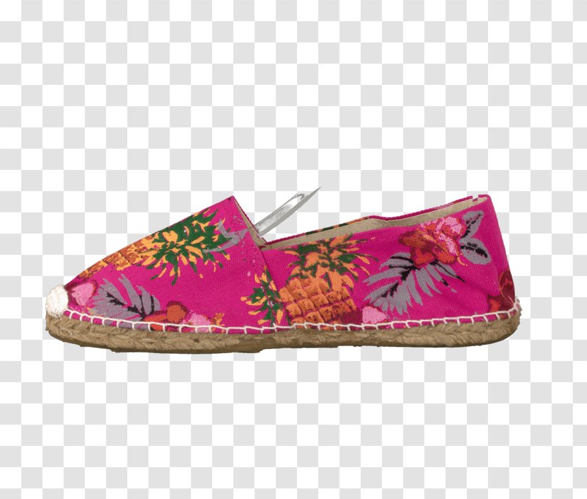 Shoe Pink M Espadrille RTV Flower - Magenta - Pineapple Transparent PNG