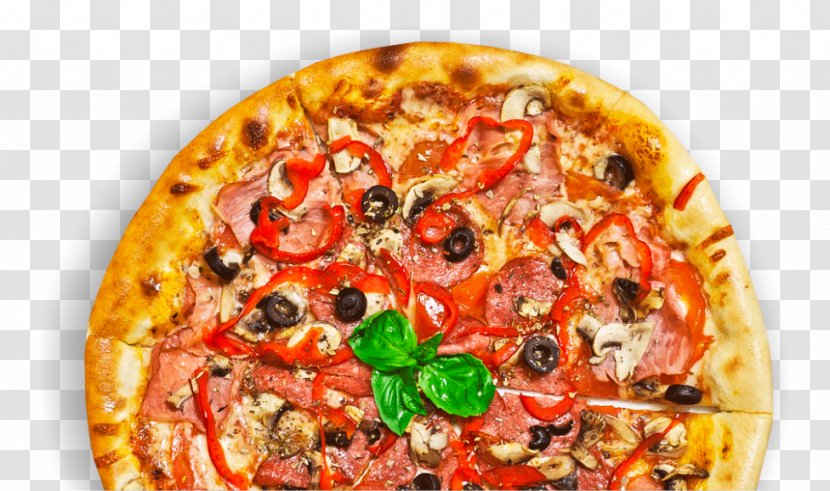 California-style Pizza Italian Cuisine Take-out - European Food Transparent PNG