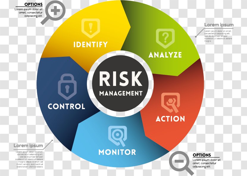 Risk Management Plan Business Organization - Multimedia - Vector Chart Transparent PNG