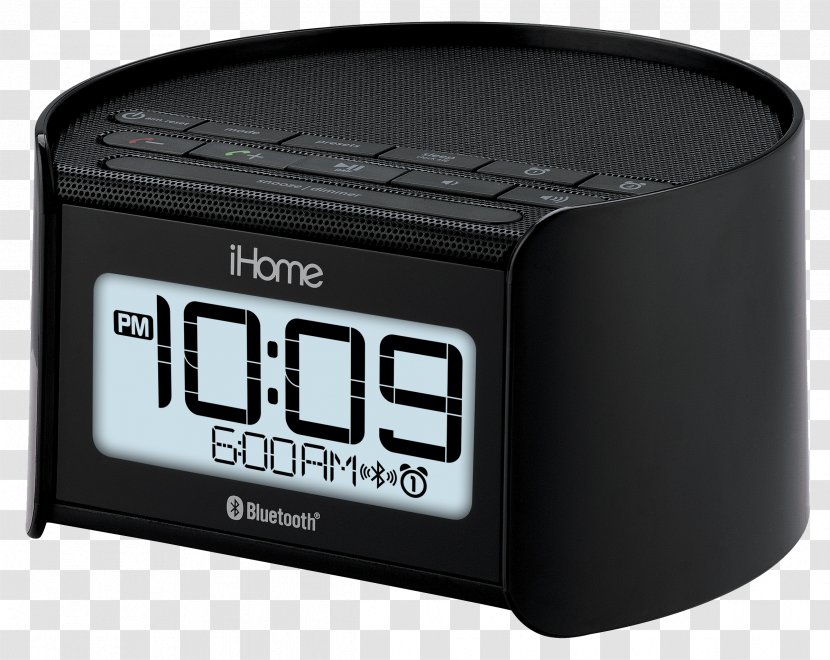 Alarm Clocks Radio Wireless Speaker Bluetooth - Clock Transparent PNG