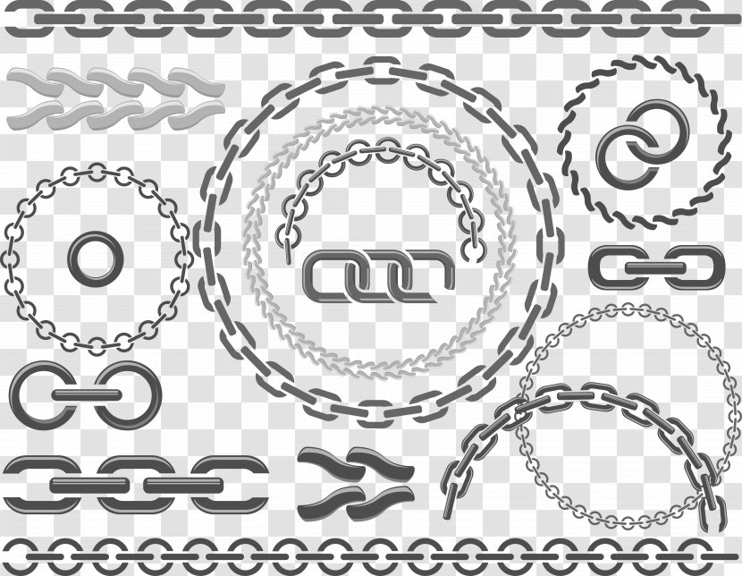Chain Stock Photography Royalty-free Illustration - Monochrome - Vector Transparent PNG