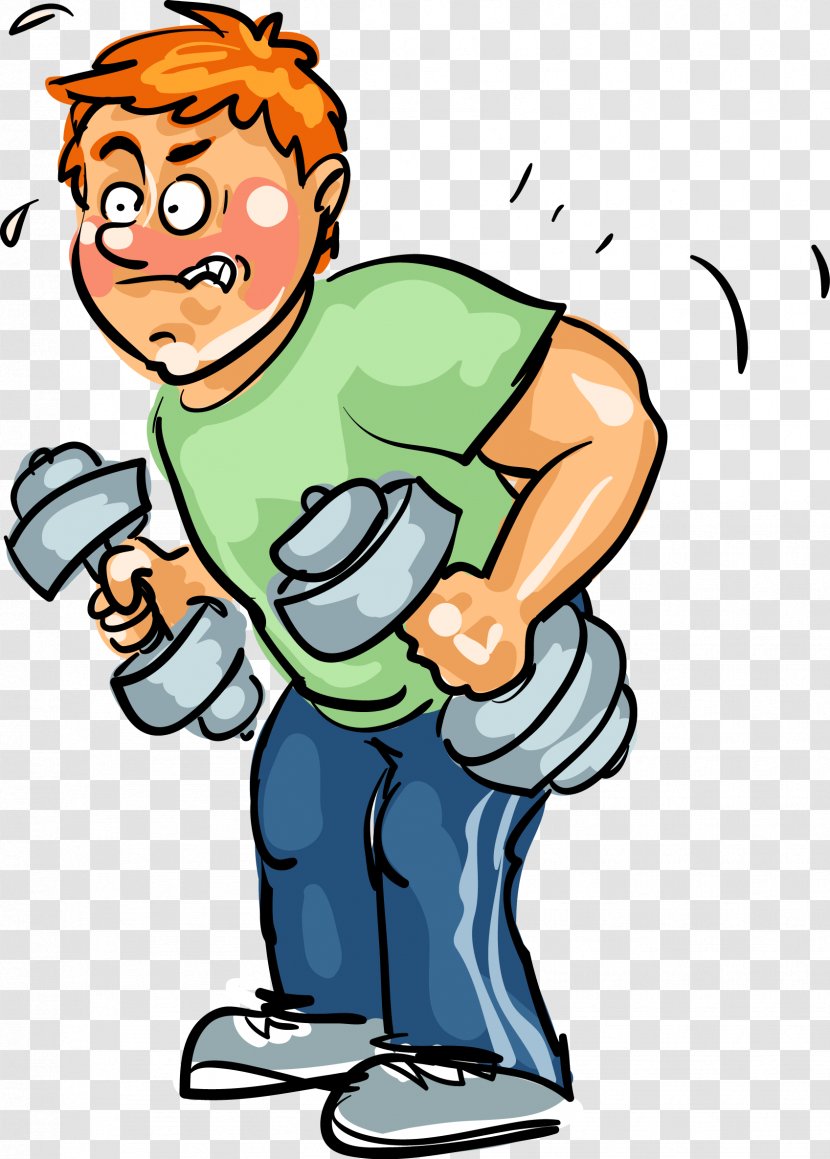 Weight Loss Clip Art - Joint - Dumbbell Vector For Men Transparent PNG