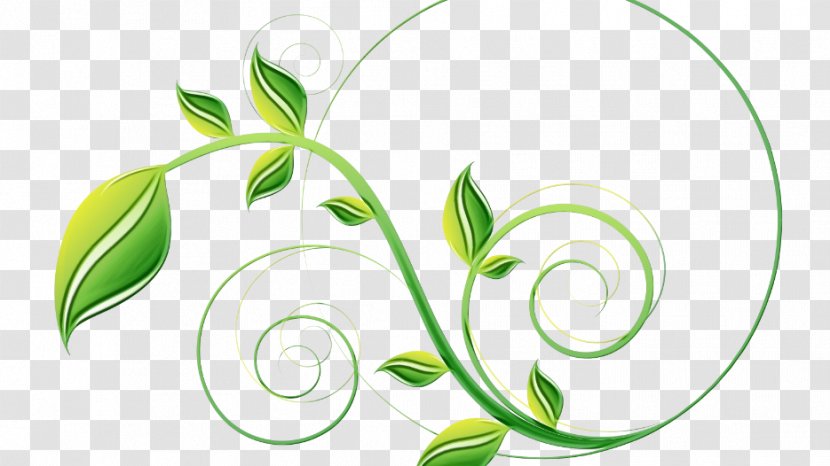 Green Leaf Plant Grass Clip Art - Watercolor - Logo Flower Transparent PNG
