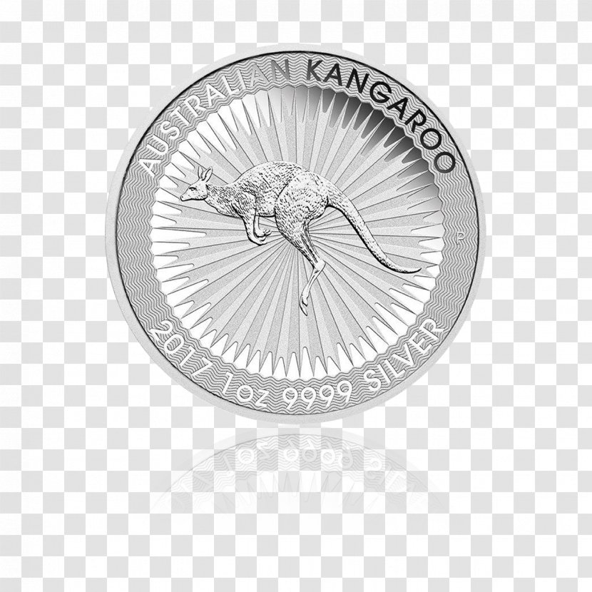 Perth Mint Australian Silver Kangaroo Bullion Coin Transparent PNG