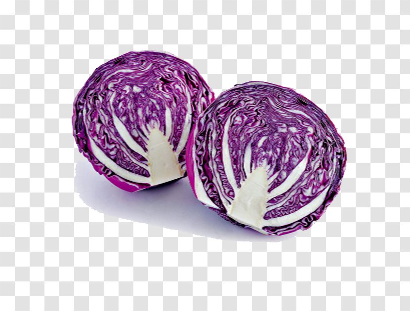 Vietnam Nu1ed9m Red Cabbage Vegetable - Leaf - Purple Picture Material Transparent PNG