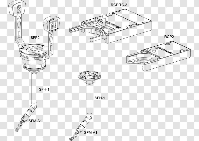 Drawing RSPH3 Stylus Coordinate-measuring Machine Keyword Tool - Knuckle Joint Transparent PNG