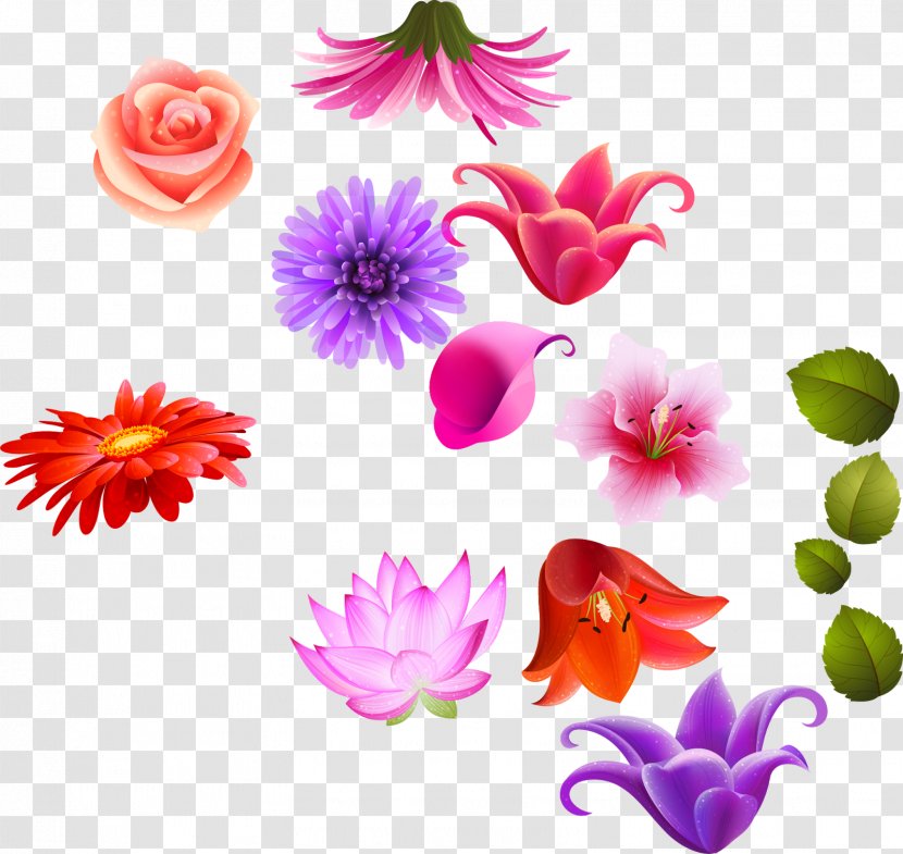 Floral Design Lilium Cut Flowers Clip Art - Magenta - Jinxing Vector Transparent PNG