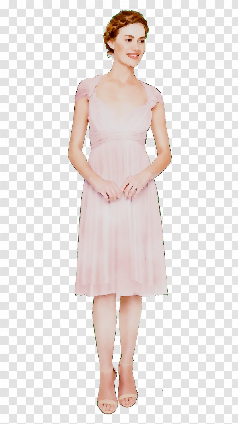 Wedding Dress Clothing Dirndl Cocktail - Formal Wear - Pink Transparent PNG