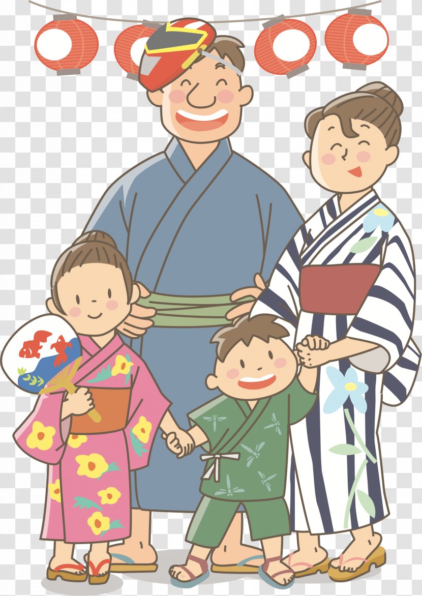 Clip Art Yukata Openclipart Free Content - Festival - Sharing Transparent PNG