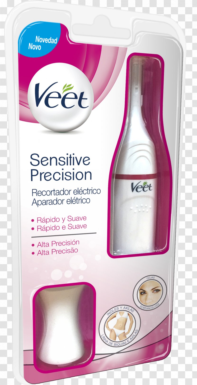 Veet Sensitive Precision Beauty Styler Touch Hair Removal Electric Razors & Trimmers - Styling Products - Pernas Transparent PNG
