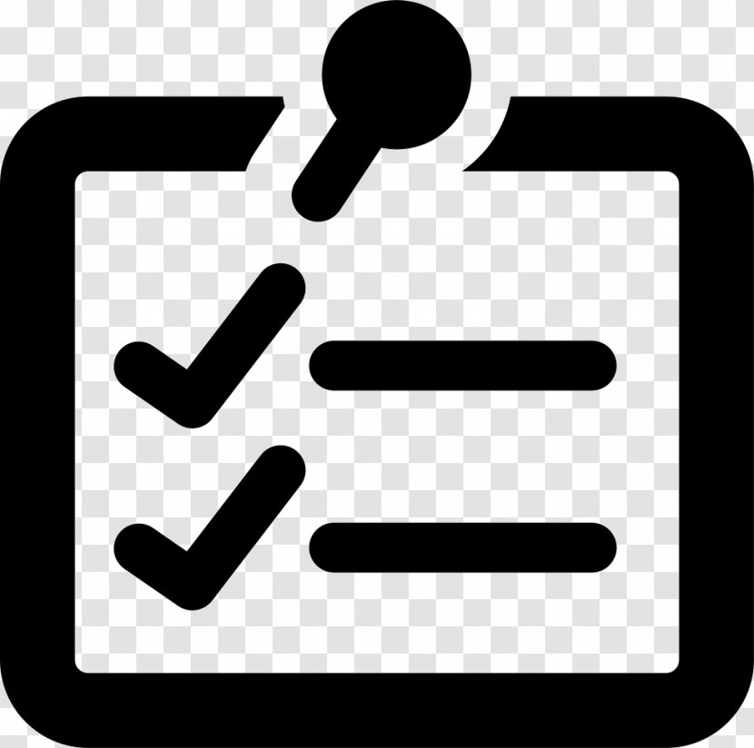 Download Checklist - Computer - Interface Icon Transparent PNG