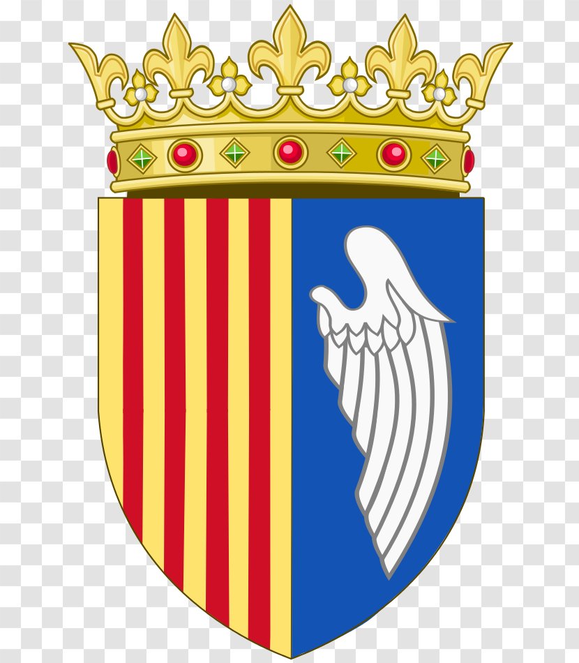 Kingdom Of Aragon Crown Castile House Trastámara - Coat Arms Spain - Wing Flag Transparent PNG