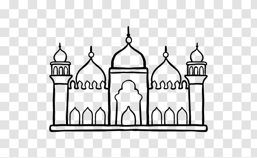 Badshahi Mosque Kaaba Sultan Ahmed Al-Masjid An-Nabawi - Drawing - MOSQUE Transparent PNG