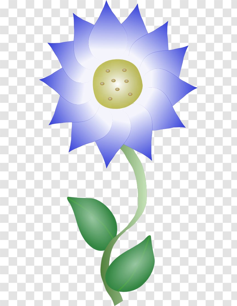 Flowers And Flowering Plants Blue Flower Clip Art - Svg Transparent PNG