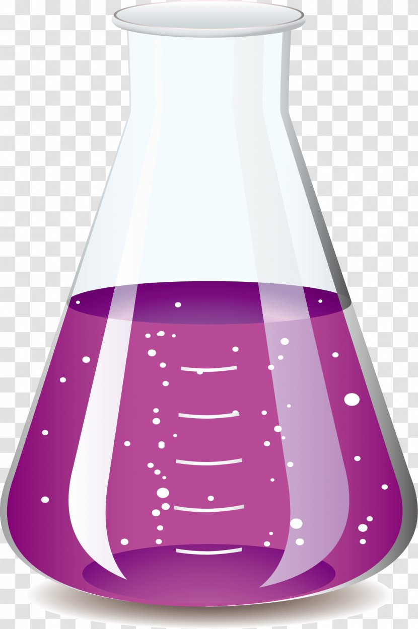 Laboratory Flask Test Tube Chemistry Science - Purple - Potion Transparent PNG