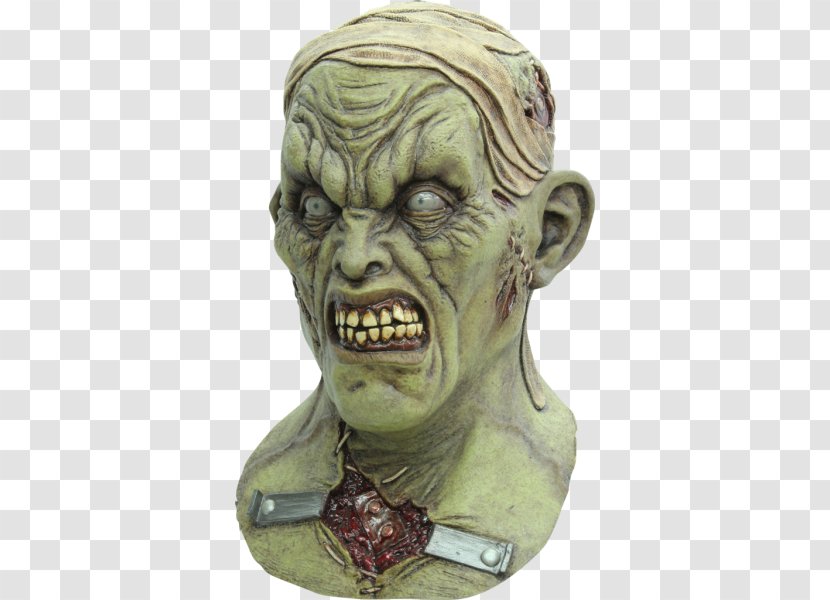 Latex Mask Frankenstein's Monster Halloween Costume - Sculpture Transparent PNG