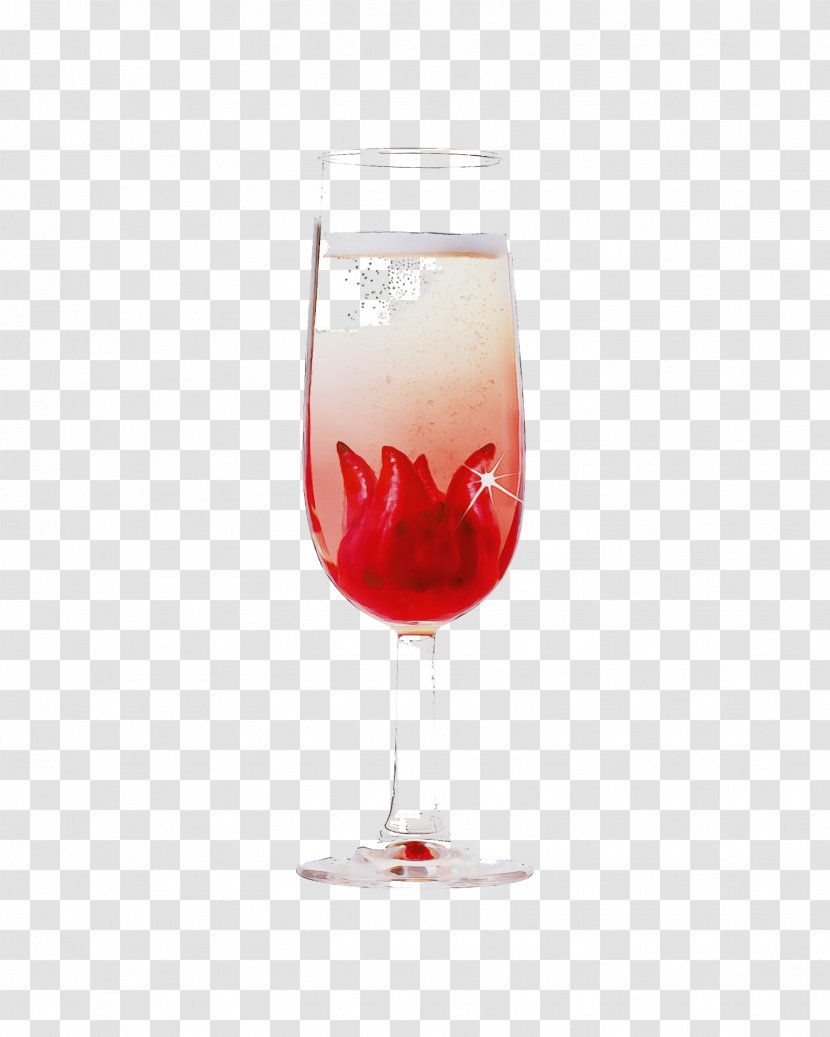 Wine Glass - Kir Champagne Stemware Transparent PNG