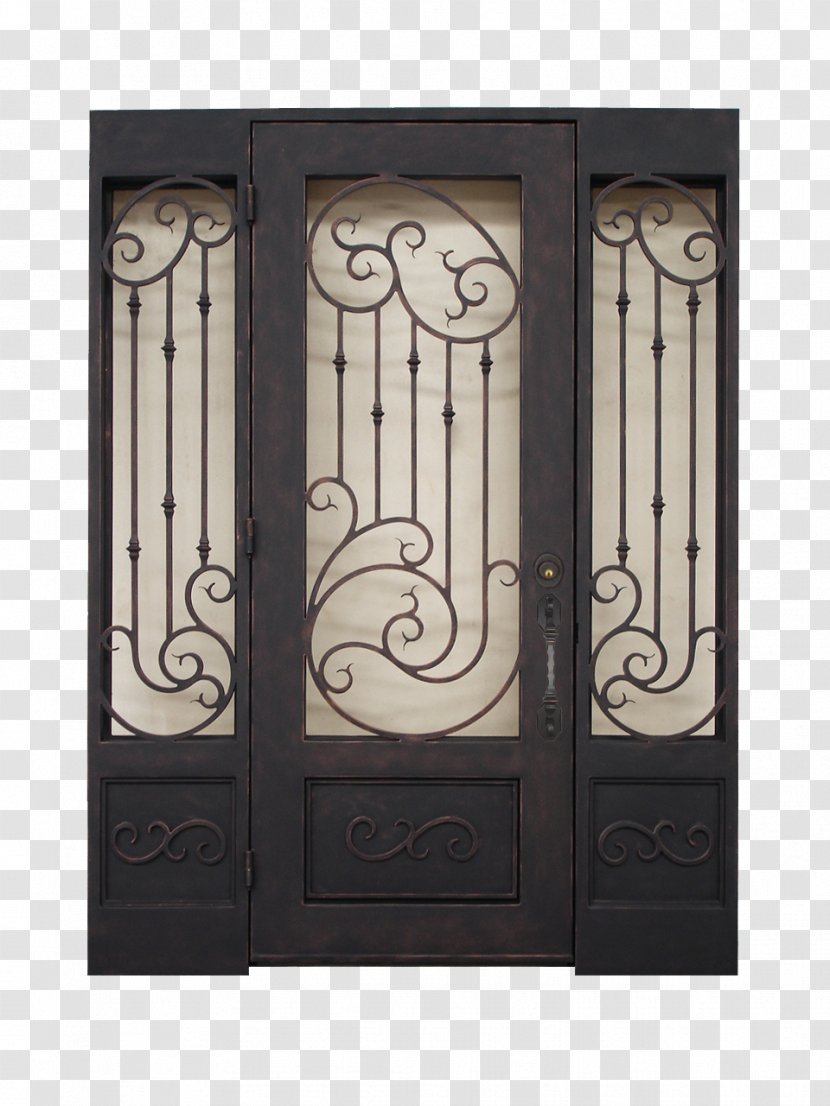 Door Sidelight Transom Arch Iron Transparent PNG