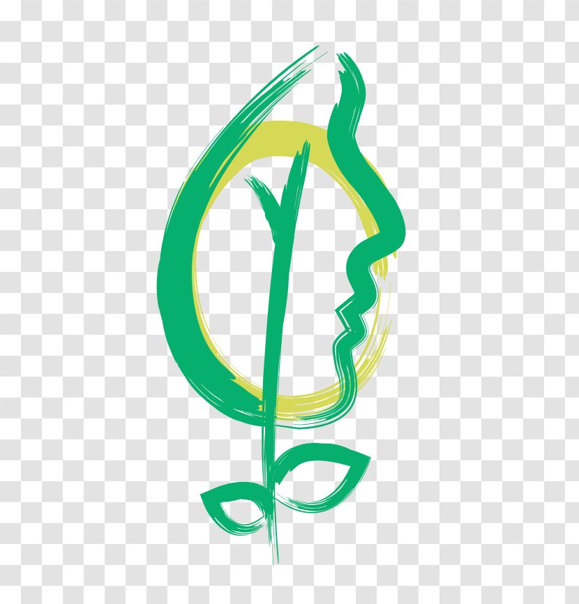 Logo Leaf Font Cosmetics Facial - Green - Baa Business Transparent PNG