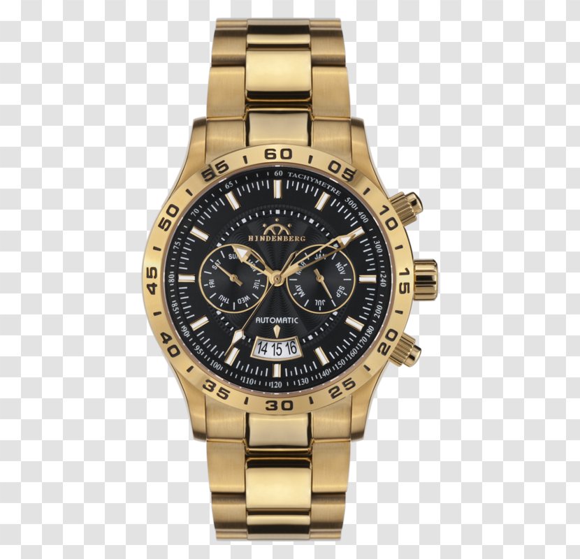 Watch Omega Seamaster Chronograph Gold Guess Transparent PNG