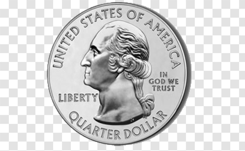 Silver Coin Quarter America The Beautiful Bullion Coins - Ounce Transparent PNG
