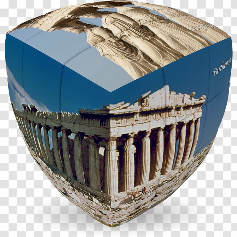 Acropolis Of Athens V-Cube 7 - Brand - Cube Transparent PNG