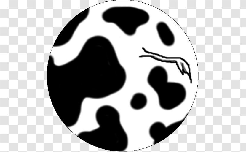 Snout White Font - Head - Cow Logo Transparent PNG