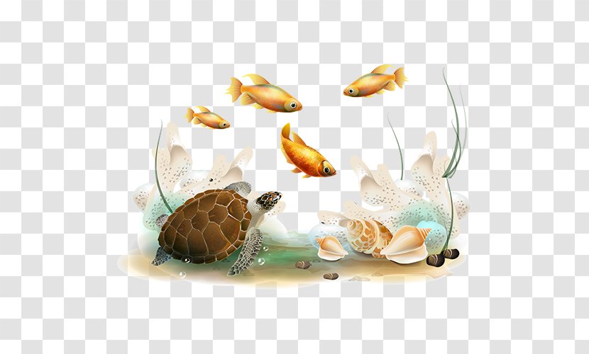 Sea Turtle Background - Pond Reptile Transparent PNG
