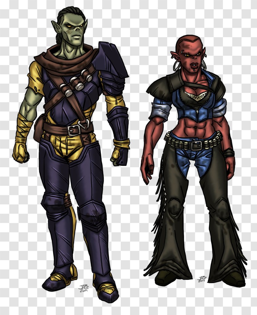 Mercenary Costume Design Superhero Cuirass - Fictional Character - Half Orc Ranger Transparent PNG
