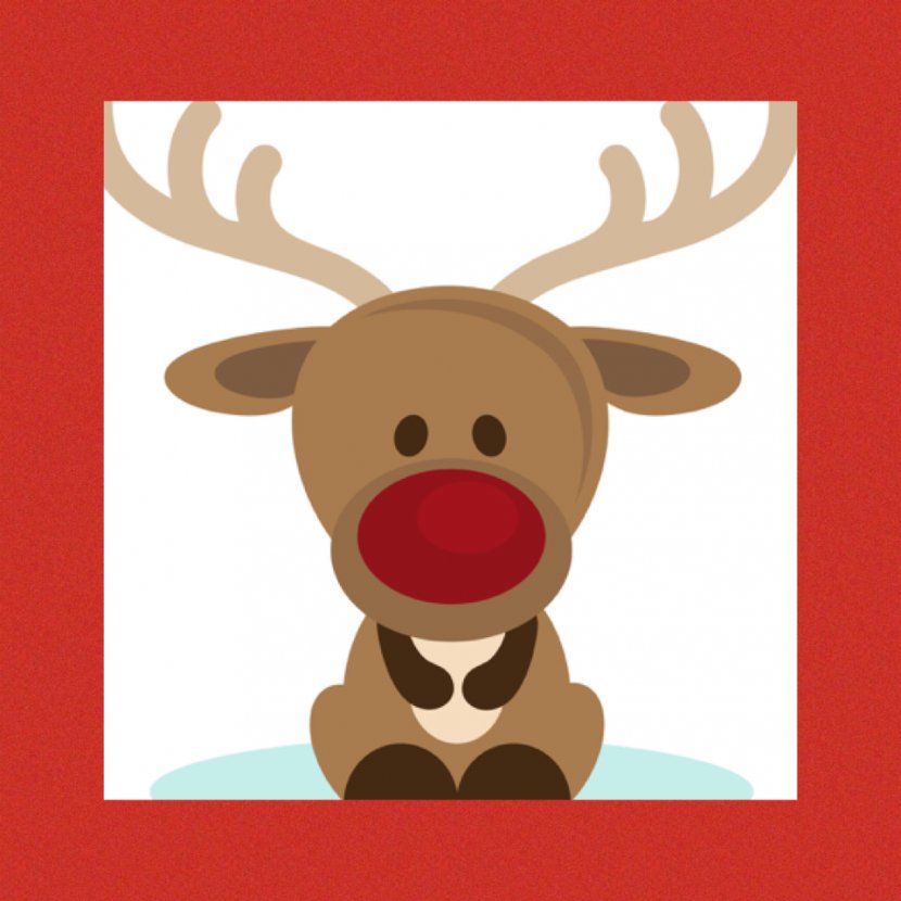Rudolph Reindeer Santa Claus Candy Cane Christmas - Nose Transparent PNG