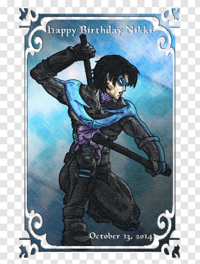 Nightwing Gift Birthday Character Happiness - Frame Transparent PNG