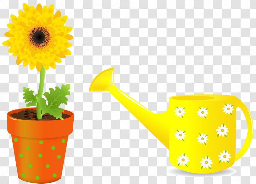 Flowerpot Stock Illustration Photography - Daisy Family - Vector Kettle Pot Material Transparent PNG