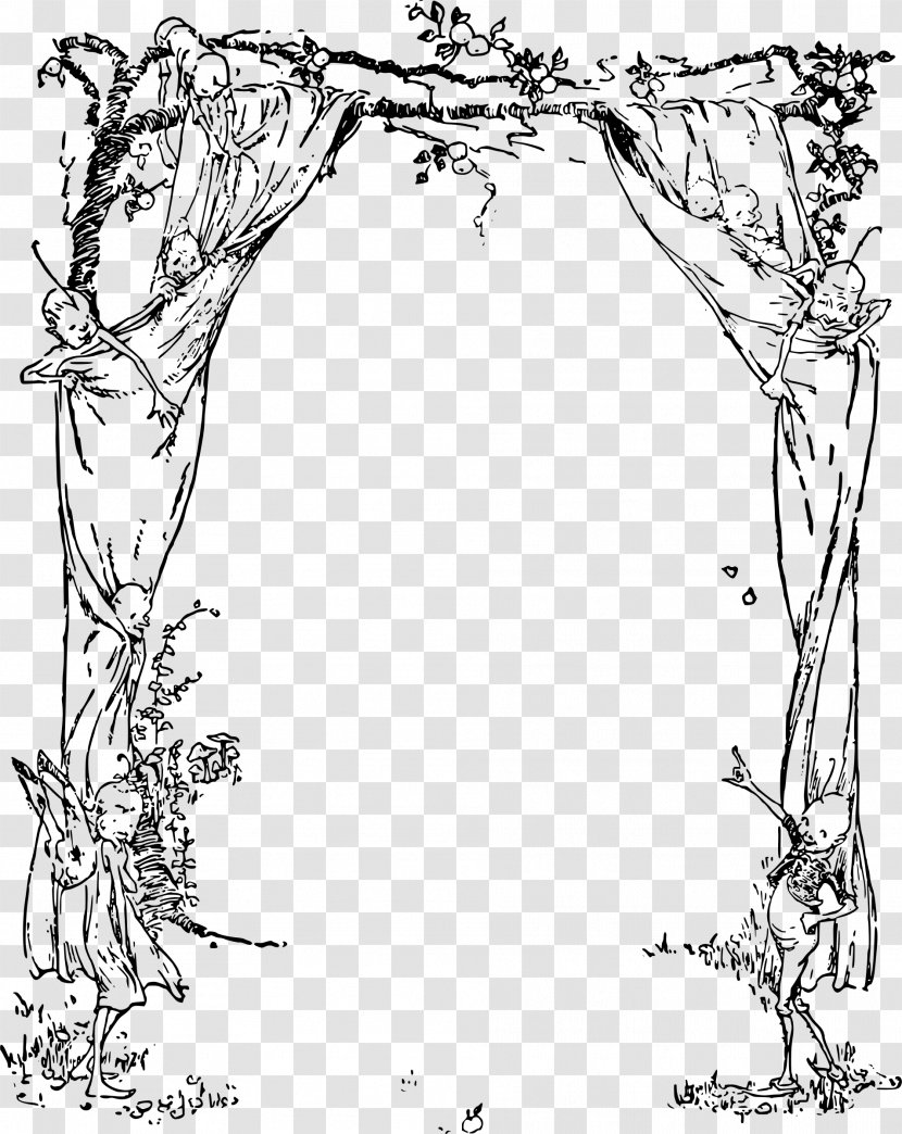 Forest Tree Clip Art - Line - Magical Clipart Transparent PNG