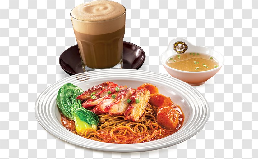 Full Breakfast Malaysian Cuisine OldTown White Coffee Curry Mee Menu - Pan Fried Fish Balls Transparent PNG
