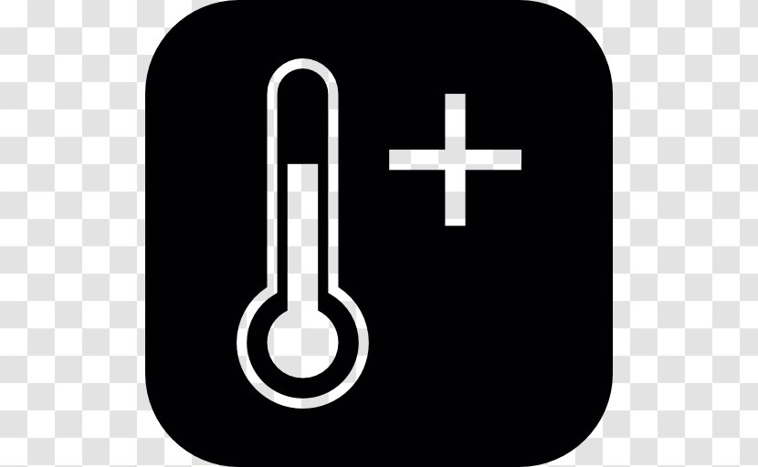 Thermometer Temperature FlipStone Heat - Symbol - Rounded Square Transparent PNG