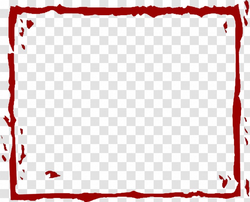 Red - Color - Line Border Transparent PNG