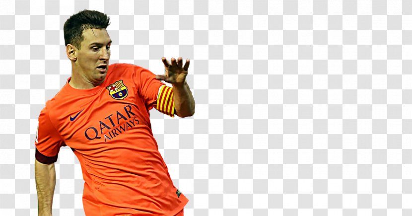 FC Barcelona Jersey Football Player Sport - Orange - Fc Transparent PNG