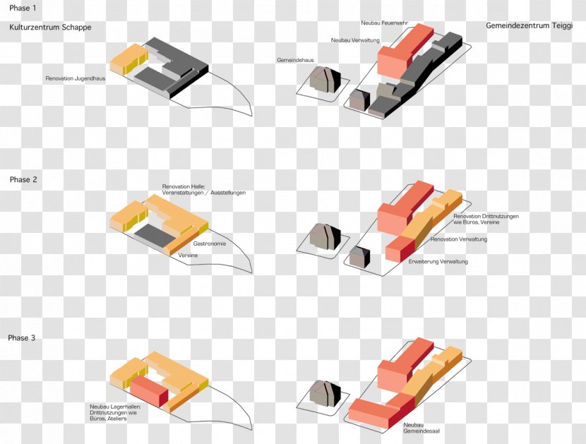 Pool Architekten Genossenschaft Architecture Axonometry Urban Design - Plastic - Project Transparent PNG