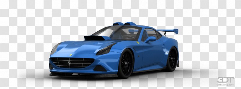 Model Car Automotive Design Performance Supercar - Electric Blue - 2015 Ferrari California T Transparent PNG