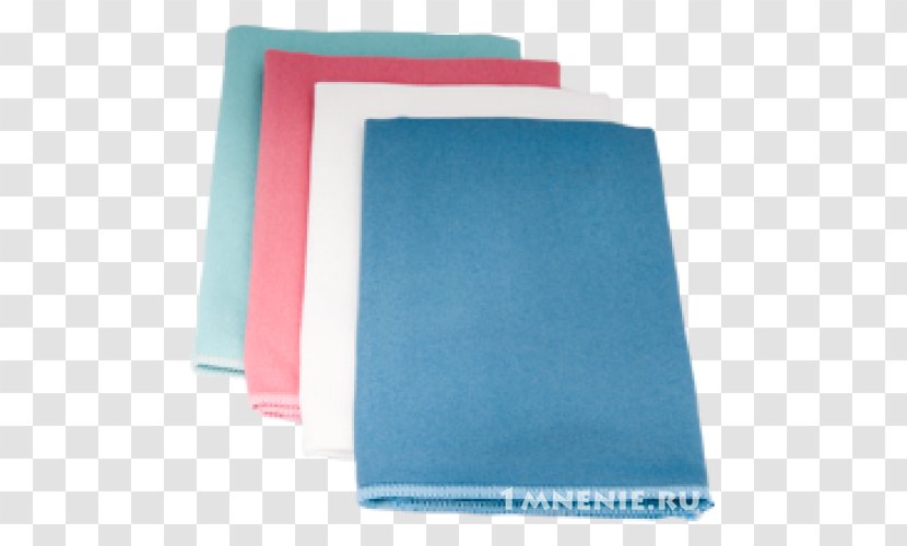 Towel Turquoise Material Rectangle Kitchen Paper - Azure Transparent PNG