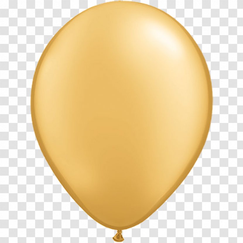 Toy Balloon Light Gold Party Transparent PNG