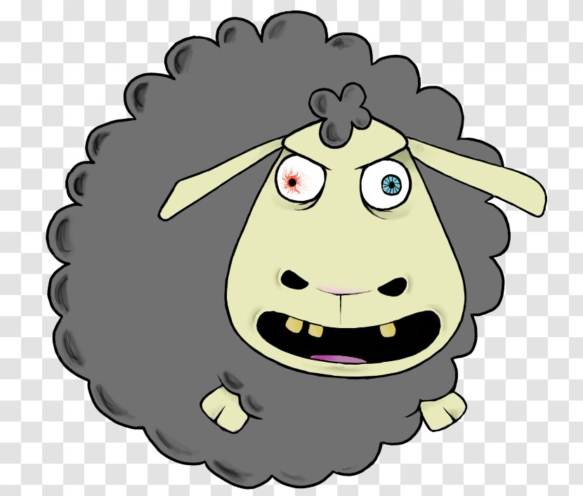 Black Sheep Drawing Como Dibujar - Face Transparent PNG