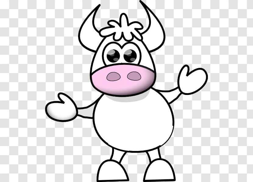 Cattle Cartoon Clip Art - Smile - Cow Spots Clipart Transparent PNG