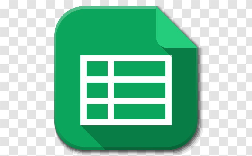 Square Angle Area Symbol - Spreadsheet - Apps Google Drive Sheets Transparent PNG