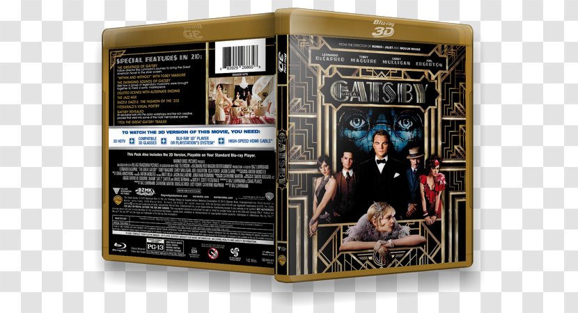 Blu-ray Disc The Great Gatsby Jay Ultra HD Two-dimensional Space - 2013 Transparent PNG