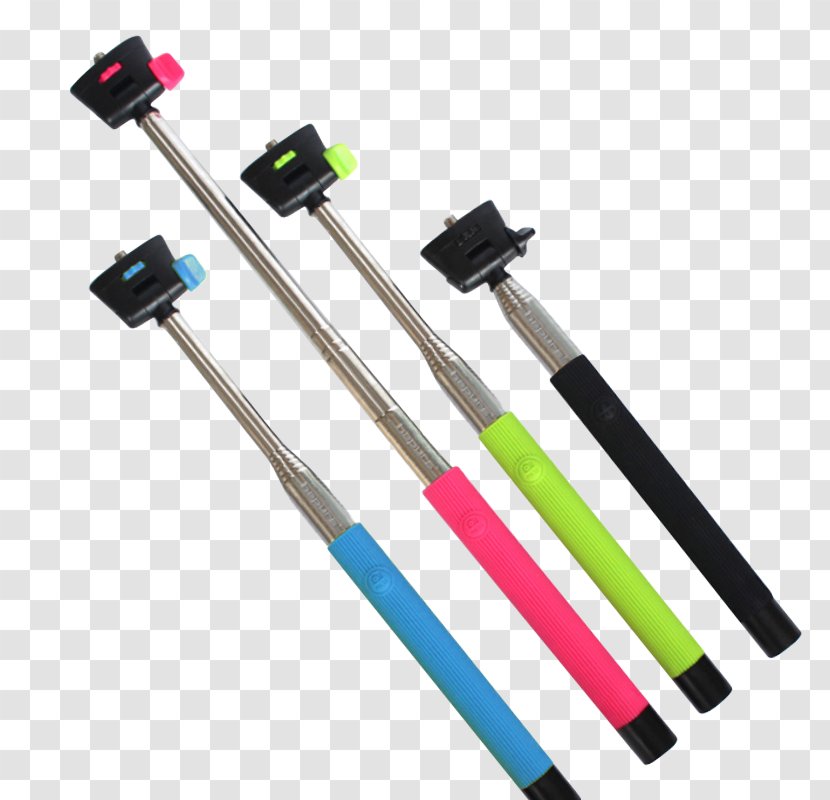 Selfie Stick Monopod IPhone - Electronics Accessory - Self Timer Transparent PNG