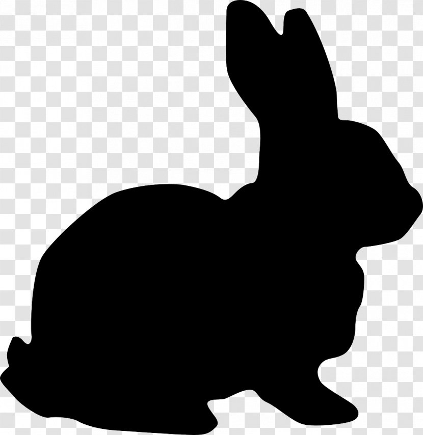 Hare Easter Bunny Rabbit Clip Art - Monochrome Photography Transparent PNG